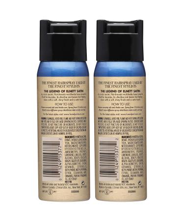 L'Oreal Paris Hair Care Elnett Extra Strong Hold Travel Size Hairspray Long Lasting Plus Humidity Resistant Hair Spray 2.2 Ounce (2 Count) Unscented 2.2 Ounce (Pack of 2) - Buy Online on SooperMarket.com