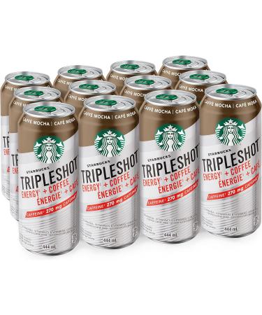 Starbucks Triple Shot Caf Mocha 444 mL Cans 12 Pack - Buy Online on SooperMarket.com