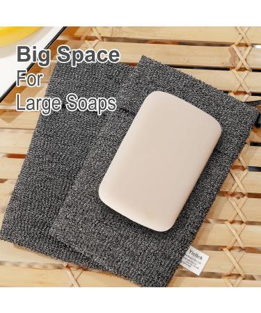 Yiclick Soap Savers for Bar Soap (4 Pack) - Exfoliating Soap Bags Loofah Pouch & Holder for Shower & Bath - Mesh Net Sock Scrubber Washcloth - Buy Online on SooperMarket.com