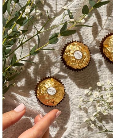 FERRERO ROCHER Fine Hazelnut Milk Chocolate 3 Packs of 12 Individually Wrapped Chocolates 3 Count 4.8 Kilogram 108 Count (Pack of 1) - Buy Online on SooperMarket.com