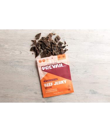 PREVAIL Grass Fed Beef Jerky Snack Packs | Keto, Paleo, Low Sodium | Bulk Umami Beef Jerky (3 Pack, 2.25oz Each) - Buy Online on SooperMarket.com