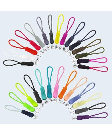 YZSFIRM 10Pcs Black Zipper Pull Cord Extender for Backpacks, Jackets, Luggage, Purses - Replacement Zipper Pulls for Handbags - Buy Online on SooperMarket.com