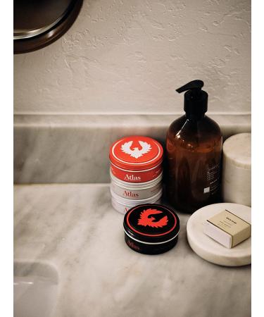 Atlas Matte Wax Pomade for Men | High Hold Hair Styling Product | Water Soluble | 2.4oz - Buy Online on SooperMarket.com