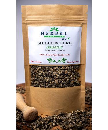 Mullein Leaf Tea Organic Dried Leaves 50g - Detox Lungs/Verbascum - Herbal Remedies by J. - Dziewanna lisc