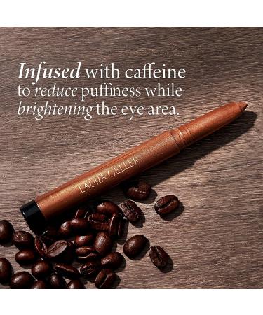 LAURA GELLER NEW YORK Kajal Longwear Kohl Eyeliner Pencil | Deep Black with Caffeine | Smooth & Blendable Makeup - Buy Online on SooperMarket.com