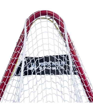 Park & Sun Sports Bungee-Slip-Net Replacement Nylon Lacrosse/Soccer Goal Net - White (6' x 6' x 7') - Buy Online on SooperMarket.com