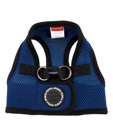 Puppia dog harness for small and medium -sized dogs - soft vest in many colors - also used as a puppy dishes -Atani train crockery for dogs royal blue XXL XXL Koningblau