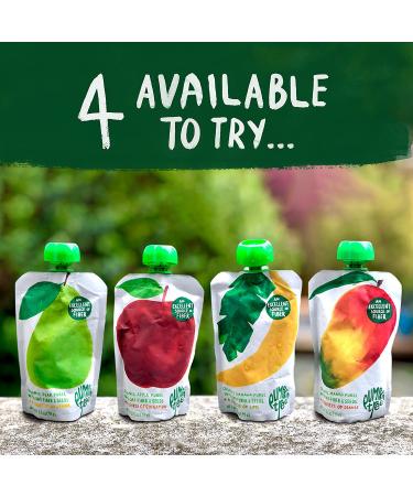 Pumpkin Tree Organics Pear Fruit Snack Pouch with Fiber & Lemon 3.5 oz (Pack of 10) - Buy Online on SooperMarket.com