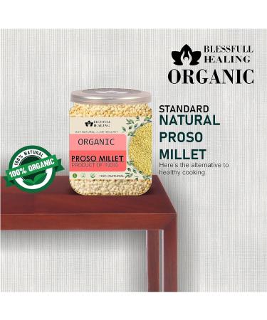 Blessfull Healing Organice PROSO Millet 1 lb (453 Gram) - Buy Online on SooperMarket.com