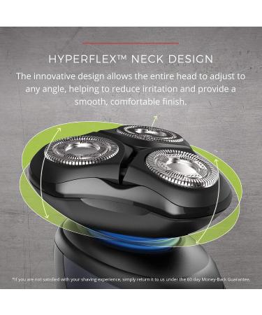 Buy Remington Hyperflex Advanced Rotary Shaver - 100% Waterproof Electric Razor - Black | International Shipping - Buy Online on SooperMarket.com