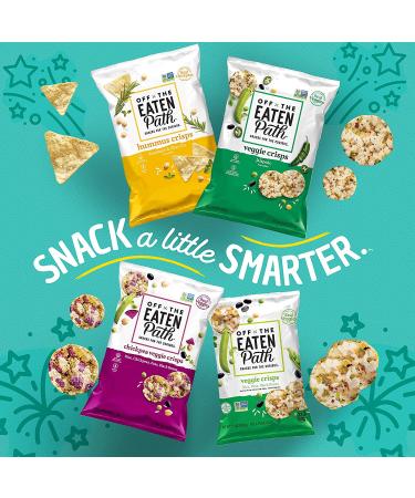 Off The Eaten Path Veggie Crisps Variety Pack - 1.25 oz (Pack of 16) | Rice, Peas, Black Beans | Mosaic Veggie Crisps - Buy Online on SooperMarket.com
