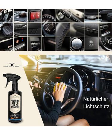 Urban Forest PROFI Autopflege Set - Premium Leather Lotion & Interior Cleaner 2x500ml | Auto Care for Leather Plastic Upholstery & Fittings - Buy Online on SooperMarket.com