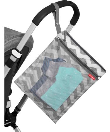 Skip Hop Grab and Go Wet/Dry Bag Chevron (Grey) - Buy Online on SooperMarket.com