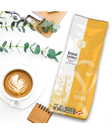 Helmut Sachers Coffee - Crema Intensity 4/5 100% Arabica Whole Beans (Pack of 6 x 500g) | Premium International Shipping - Buy Online on SooperMarket.com