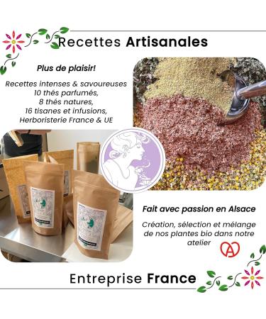 Ascenbio - Infusion Organic cantatrice 180 g loose Prepared and packaged in France Biodegradable packaging - Buy Online on SooperMarket.com