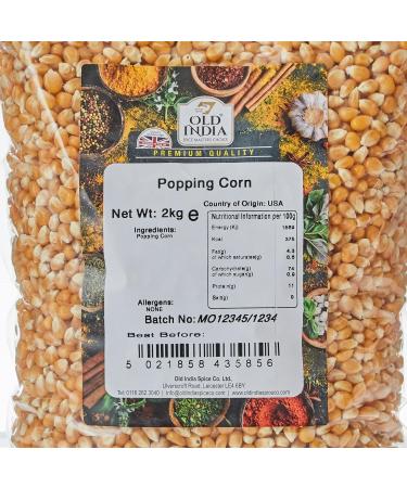 Old India Popping Corn 2Kg - Premium Quality Popcorn Kernels - Pack of 1 - Buy Online on SooperMarket.com