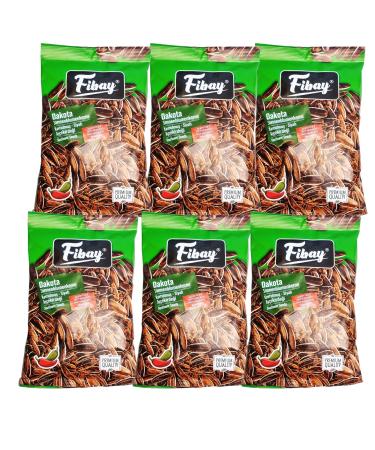 Fibay - Dakota sunflower seeds | roasted & with taco seasoning | Premium quality (6x140g)