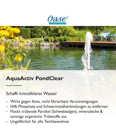 OASE 43145 Aquaactiv Biocick Fresh & 43140 Pondclear Bundle - 500 ml Starter Bacteria & Pond Clarifier for Easy Pond Maintenance | Ships Internationally - Buy Online on SooperMarket.com