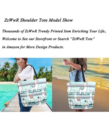 ZzWwR Trendy Paris Street Eiffel Tower Large Canvas Shoulder Tote Bag - Ideal for Gym, Beach, Travel & Shopping - Buy Online on SooperMarket.com