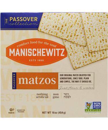 Manischewitz Kosher For Passover Matzo 3 LBS - 3 Boxes, 1 Pound Each - Buy Online on SooperMarket.com