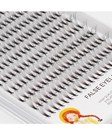 0.07mm D Curl 14D Premade Fans - Natural Soft Light Individual False Eyelashes Extensions (10-18mm) - Long Stem Cluster Lashes for Stunning Eye Makeup - Buy Online on SooperMarket.com