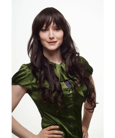 WIG ME UP 3432-2T33 | Very Long Dark Brown Mix Curly Wig with Parting - International Shipping Available - Buy Online on SooperMarket.com