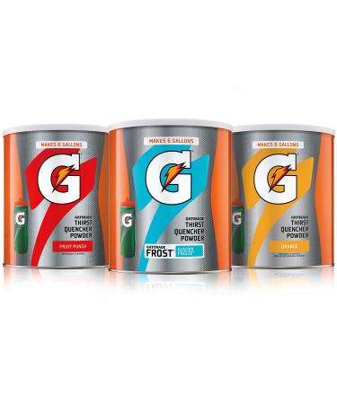 Gatorade Thirst Quencher 51Oz Powder Variety Pack (Pack of 3) 3 Flavor Variety 3.18 Pound (Pack of 3)