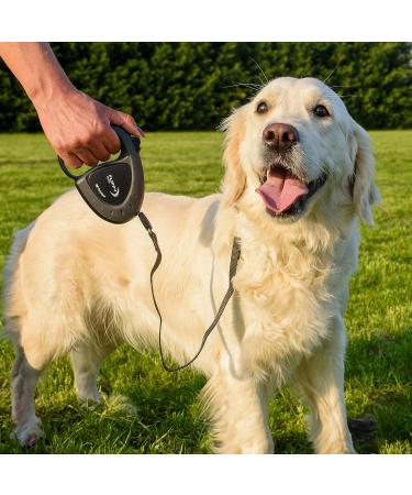 Ferplast Flippy Tech Dog Leash for Medium Dogs Up to 25kg - 3m Extendable Roller Line with Locking Button - Black - Buy Online on SooperMarket.com