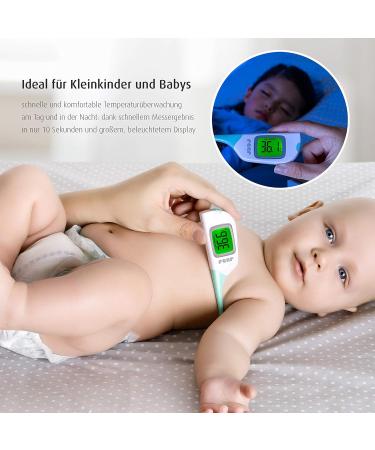 Reer ColourTemp Digital Fever Thermometer for Babies - Large Display & Coloured Fever Alarm - 1 Pack - Buy Online on SooperMarket.com