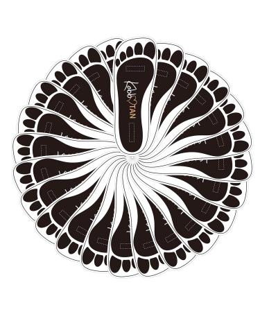 60 Pairs Spray Tan Feet Pads - 120 Feet for Sunless Tanning - Black - International Shipping Available - Buy Online on SooperMarket.com