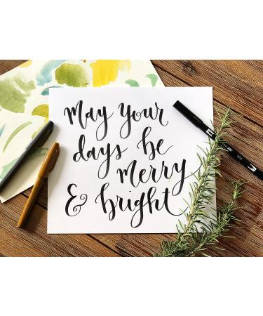 Wildflower Art Studio Brush Lettering Calligraphy Kit - Beginner Starter Set with Instruction Book and Supplies - Perfect Gift for Kids, Teens, Adults - Buy Online on SooperMarket.com