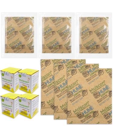 WISESOR 60 pieces 62 % RH 8 gram two-way moisture control Packs for storing 28 ml herbs size 8 moisture control packages individually packed 60 pack