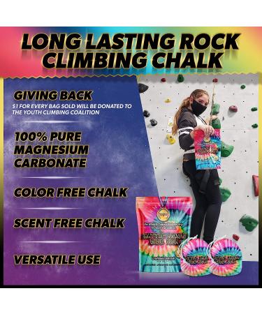 2 Pack Refillable Chalk Balls for Rock Climbing, Gymnastics, Weightlifting - 200g Workout Chalk for Hands - Buy Online on SooperMarket.com