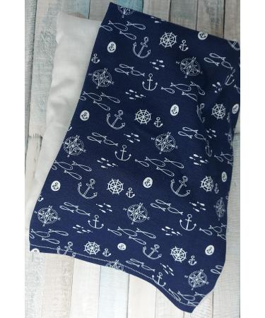 High-Quality Lavender & Herbal Pillows | Medicinal Herbs | 20x24cm Marine Blue | International Shipping - Buy Online on SooperMarket.com
