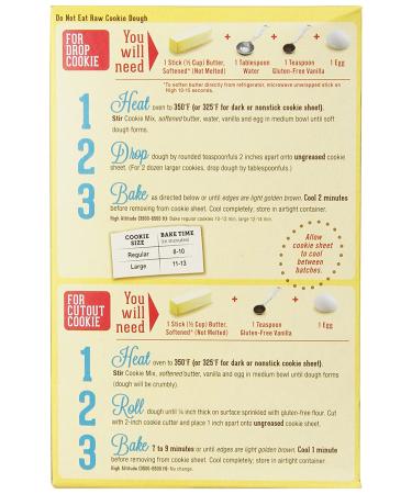 Betty Crocker Gluten Free Sugar Cookie Mix 15 oz - Pack of 6 | Delicious & Easy to Bake - Buy Online on SooperMarket.com