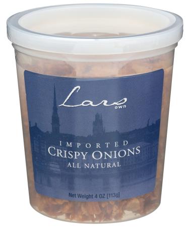 Lars Own, Onions Crispy, 4 Ounce