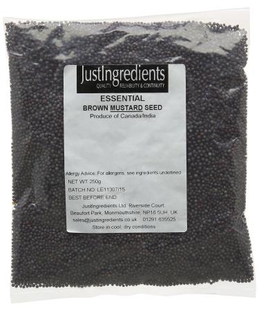 JustIngredients Essentials Black/Brown Mustard Seeds 250 g