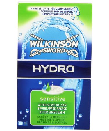 Wilkinson Sword Hydro After Shave Balm Sensitive - Pack of 2 (2 x 100 ml) | Soothing Post-Shave Care for Men - Buy Online on SooperMarket.com