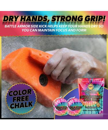 2 Pack Refillable Chalk Balls for Rock Climbing, Gymnastics, Weightlifting - 200g Workout Chalk for Hands - Buy Online on SooperMarket.com