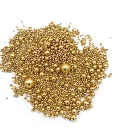 Edible Bright Gold Pearl Sugar Sprinkles - Baking & Cake Decorations 120g - Buy Online on SooperMarket.com