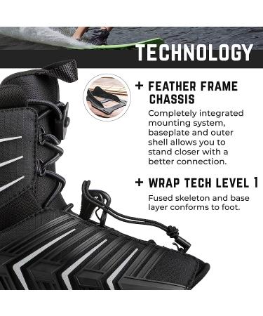 Radar Vector Waterski Boot  Front Feather Frame  X-Large - Buy Online on SooperMarket.com