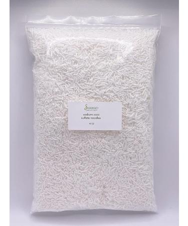 Soapeauty Coconut Oil SCS Noodles - 16 OZ for Skin Care, Shampoo, Conditioner, Soap Making Supplies - Buy Online on SooperMarket.com