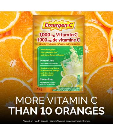 Emergen-C Raspberry (30 Count) 1000mg Vitamin C/Electrolytes/B Vitamins Mineral Supplement & Lemon-Lime (30 Count) 1000mg Vitamin C/Electrolytes/B Vitamins Mineral Supplement Vitamin + Vitamin C - Buy Online on SooperMarket.com