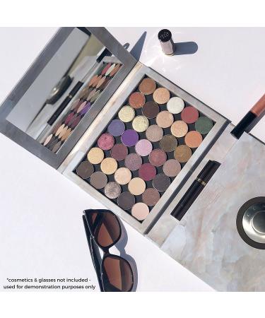 Extra Large Marble Magnetic Makeup Palette - Holds 70 Standard Eyeshadows - Depot Highlighters, Blushes, Powders - Buy Online on SooperMarket.com