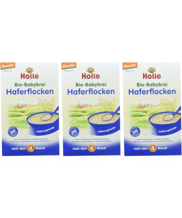 Holle Organic Baby Porridge Oatmeal - Pack of 3 (3 x 250g) | International Shipping Available - Buy Online on SooperMarket.com