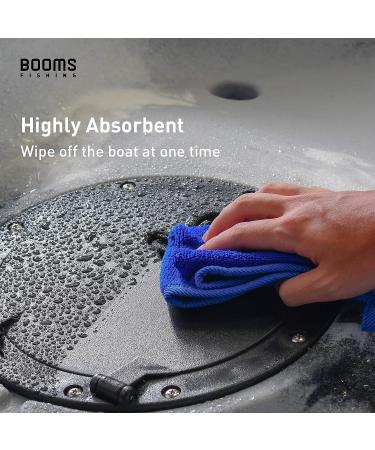 Booms Fishing B0T Microfiber Fishing Towel with Clip - 3 Pack Blue - Buy Online on SooperMarket.com