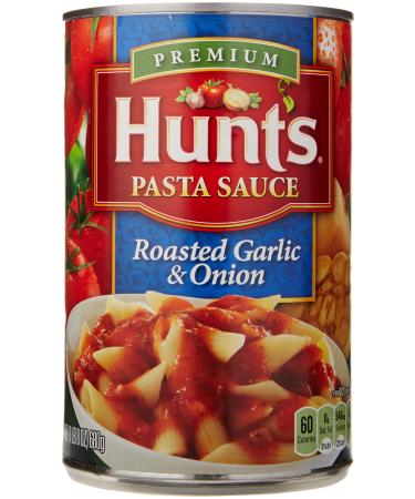 Hunt's, Pasta Sauce, Roasted Garlic & Onion, 24oz Can (Pack of 6)