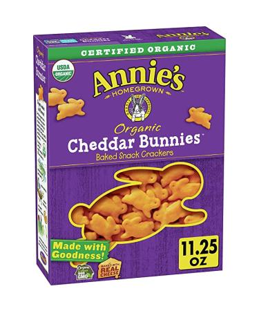 Annie's Organic Cheddar Bunnies Baked Snack Crackers 11.25 oz