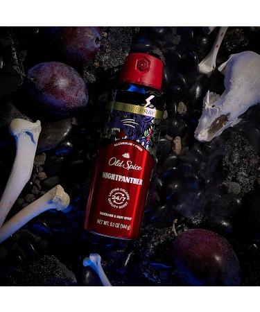 Old Spice NightPanther Body Spray for Men 5.1 Oz (Pack of 3) Nightpanther 5.1 Ounce (Pack of 3) - Buy Online on SooperMarket.com