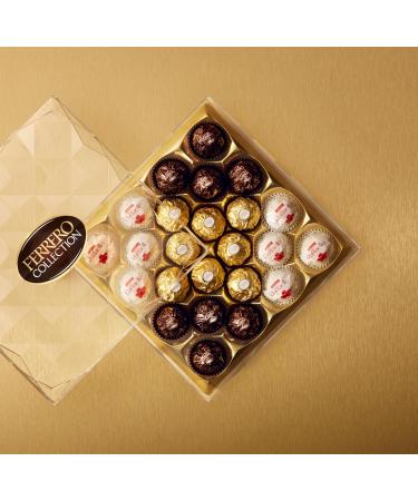 FERRERO COLLECTION Fine Assorted Chocolate and Coconut Confections 24 Count Individually Wrapped Candies 259 Grams 24 pieces - Buy Online on SooperMarket.com